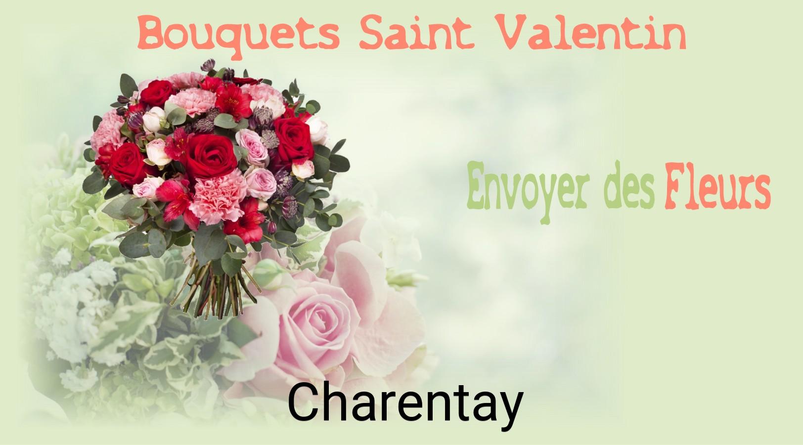 Roses de Saint-Valentin livrées à Charentay